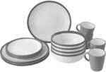 BRUNNER Campinggeschirr Set (16-teilig) f&uuml;r 4 Personen - Lunchbox Bellagio - aus