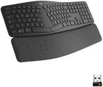 Logitech ERGO K860 - kabellose ergonomische Tastatur mit geteilter Tastenanordnung,