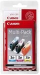 Canon BCI 3e 3 original Tintenpatrone Multipack C/M/Y f&uuml;r Pixma Drucker iP3000