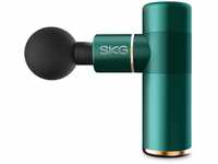 SKG F3-EN-GREEN Mini Massagepistole I 4 Massagestufen I 4 austauschbare Massageköpfe