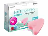 JOYDIVISION Soft-Tampons mini I 50 Stück I fadenlose Tampons für Sport, Schwimmen &