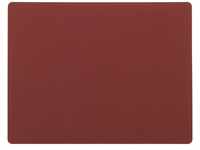 Lind DNA Tischset Square/Large aus Leder Nupo in der Farbe Rot, Größe: L...
