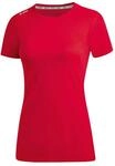 JAKO Damen T-Shirt Run 2.0, Sportrot, 42
