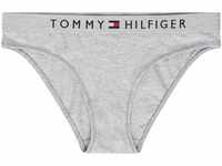 Tommy Hilfiger Damen Slip Bikini Form mit Stretch, Grau (Grey Heather), S