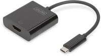 DIGITUS USB Typ-C Grafik Adapter, USB Type-C zu HDMI Typ A, 4K Ultra HD 30Hz,