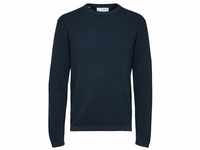 Selected Homme White Mens Dark Sapphire L/S Knit