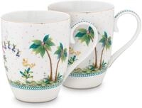 Pip Studio Jolie Dots Gold Becher mit Henkel Gross Set2