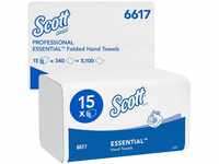 Scott Essential Interfold Papierhandtücher 6617 - Falthandtücher für