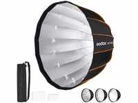 Godox QR-P90 Quick Release Parabolic Softbox, Bowen Mount with Front & Inner...