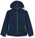 CMP - Kinderjacke mit fester Kapuze, Schwarz Blau, 140
