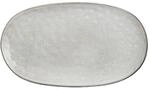 MICA Decorations Tabo Platte Grau - L 31 x B 18 x H 3 cm