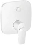 hansgrohe Wannenarmatur Talis E, Unterputz Einhebel-Wannenmischer, Mattwei&szlig;,