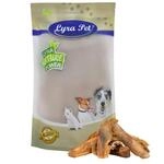 Lyra Pet&reg; 1 kg Rinderkopfhaut Goldbraun dunkel | Naturbelassener Kausnack