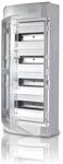 f-tronic Aufputz Feuchtraumverteiler IP65, Neptun48, PS, L&uuml;ftung offen
