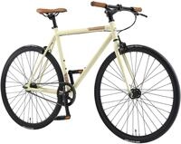 BIKESTAR Singlespeed 700C 28 Zoll City Stadt Fahrrad Fixie | 53 cm Rahmen...