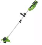 Greenworks 40V Akku Rasentrimmer f&uuml;r mittelgro&szlig;e G&auml;rten, h&ouml;henverstellbar, 30 cm