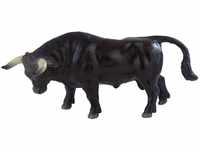 Bullyland 62567 - Spielfigur Schwarzer Stier Manolo, ca. 15,5 cm große Tierfigur,