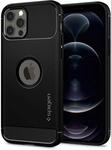 Spigen Rugged Armor H&uuml;lle Kompatibel mit iPhone 12 Pro und Kompatibel mit iPhone 12