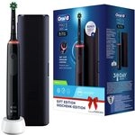 Oral-B Pro 3 3500 Edition mit Reise-Etui, Schwarz, 3 St&uuml;ck (1er Pack)