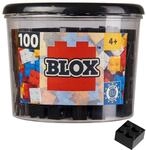 Simba 104114114 - Blox, 100 Schwarze Bausteine f&uuml;r Kinder ab 3 Jahren, 4er Steine,