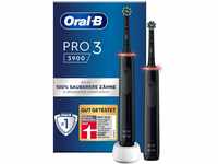 Oral-B PRO 3 3900 Elektrische Zahnbürste/Electric Toothbrush, Doppelpack, mit 3
