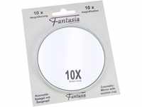 Fantasia Kosmetikspiegel mit 10-Fach Vergrößerung, Premium Schminkspiegel Ø 8,5cm