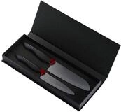 Kyocera SHIN Geschenkset Keramik Gem&uuml;se-& Santoku Messer | Z212 Klingen sind 2x so