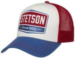 Stetson Highway Trucker Cap Snapback Baumwolle Herren Sommer Winter blau-rot One Size