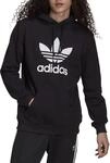 adidas Herren Adicolor Classics Trefoil Sweatshirt, Black/White, L