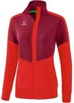 Erima Damen Squad Worker Jacke (1032039), bordeaux/rot, 44