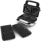 Tefal SW7011 Snack XL Sandwichmaker & Waffeleisen | 2 antihaftbeschichtete