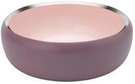 Stelton Ora Schale &Oslash;22cm, staubrosa pulverbeschichtet innen Puder H 8cm Nicht