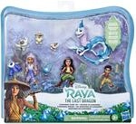 Hasbro Disney Prinzessinnen Raya und der letzte Drache Kumandra Spielset, 7 Puppen