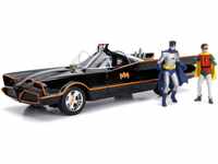 Jada Toys Classic Batmobil 1966, hochdetailiertes 1:18 Modellauto inkl. Batman &