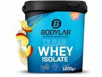 Bodylab24 Clear Whey Isolate 1200g Pfirsich-Eistee, Eiweiß-Shake aus bis zu 96%