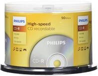 Philips CD-R Rohlinge High-Speed (700 MB / 80 Minuten, 52x Speed , 50er Spindel)