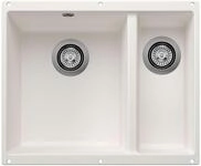 BLANCO ROTAN 340/160-U | Granitsp&uuml;le aus SILGRANIT wei&szlig; | Einbauart: Unterbau 