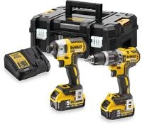 DEWALT DCK266P2T-QW Set Akkuschrauber mit Batterie mit Ladeger&auml;t