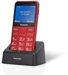 Panasonic KX-TU155EXRN 2G Essentials Handy f&uuml;r Senioren (Ladestation,