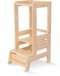 MEOWBABY Lernturm &ndash; H&ouml;henverstellbarer Montessori Learning Tower f&uuml;r Kinder...