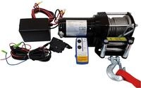 Berger + Schr&ouml;ter 31779 12V Seilwinde mit Stahlseil &ndash; 2722 kg Zugkraft,