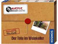 KOSMOS 682163 Murder Mystery Case File - Der Tote im Weinkeller, Krimi-Spiel Set mit