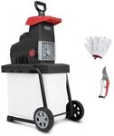 Scheppach GS60 Elektro Gartenh&auml;cksler + Fahrvorrichtung - 2in1 Leiseh&auml;cksler 
