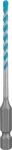 Bosch 1x EXPERT HEX-9 Multi Construction Bohrer (f&uuml;r Beton, Weiche Fliesen, &Oslash; 3,00