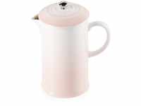 Le Creuset Kaffeebereiter aus Steinzeug, 1 L, Shell Pink, 60706087770003