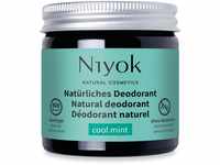 Niyok® 2-in-1 anti-transpirante Deocreme "Cool Mint" (40ml) • Natürliches...