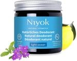 Niyok 2-in-1 anti-transpirante Deocreme "Light Ocean" (40ml) &bull; Nat&uuml;rliches Deo
