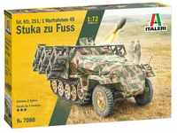 Italeri 7080S 1:72 Sd.Kfz. 251/1 "Stuka Zu Fuss - Modellbau, Bausatz, Standmodellbau,