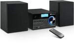 Majestic AH 2350 BT MP3 USB DAB Micro-HiFi-System DAB+/UKW, Bluetooth, CD/MP3-Player,