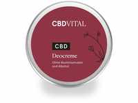 CBD Deocreme - ohne Aluminium | Bio Naturkosmetik | Deodorant mit 100 mg Cannabidiol